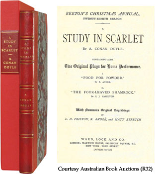 Binding, title page, and case for Beeton's Christmas Annual copy R32