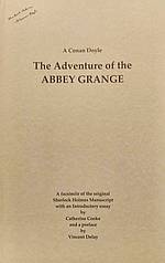 The Adventure of the Abbey Grange (manuscript facsimile) intro. - Catherine Cooke