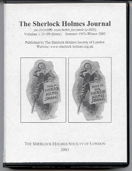 Sherlock Holmes Journal CD-ROM package cover