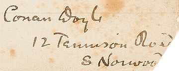 Signature on The Greek Interpreter manuscript