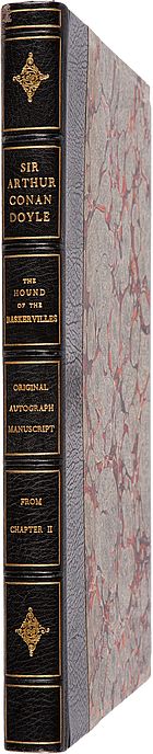 Case for Leaf H31 of The Hound of the Baskervilles manuscript