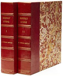 Slipcases for manuscript of Rodney Stone