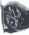 Sidney Paget drawing for The Hound of the Baskervilles
