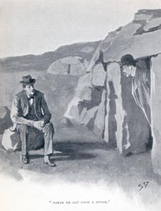 Sidney Paget drawing for The Hound of the Baskervilles
