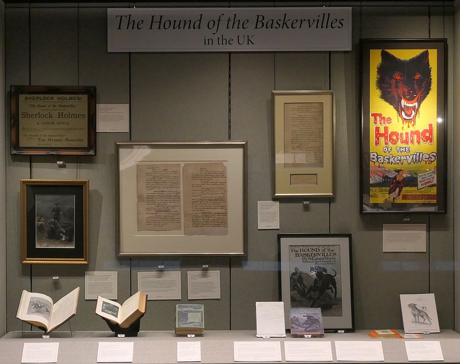 The Hound of the Baskervilles in the UK with manuscripts, artwork, and more