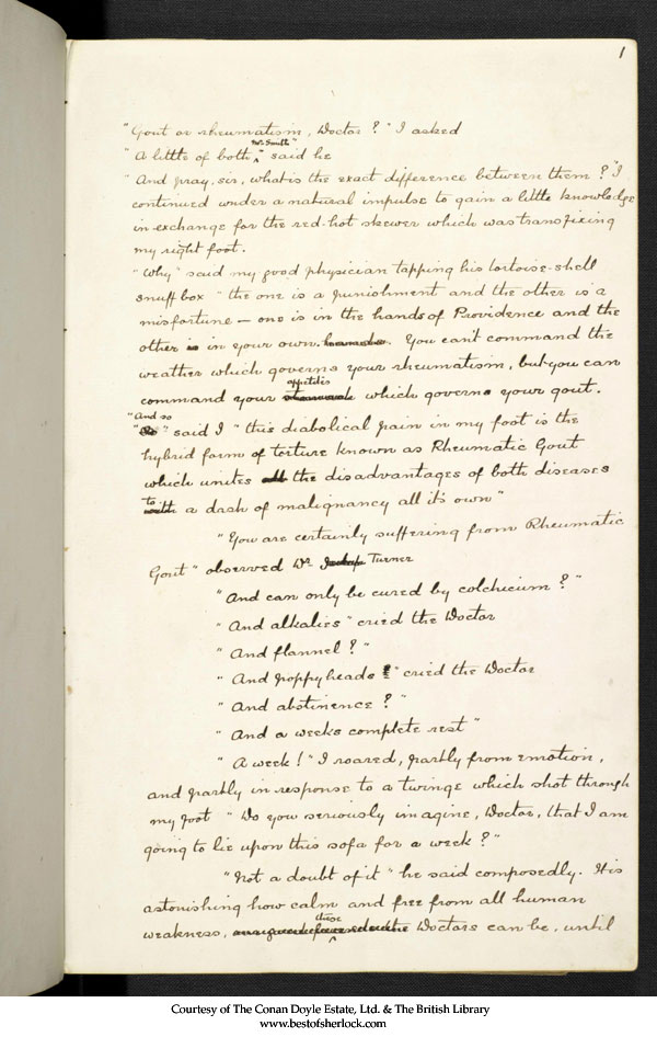Photo of page 1 of manuscript of The Narrative of John Smith