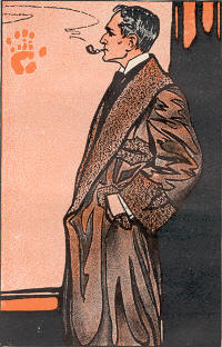 Sherlock Holmes as drawn by Frederic Dorr Steele