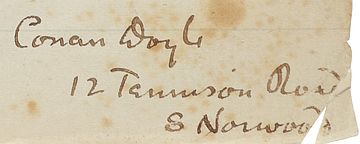 Signature on The Greek Interpreter manuscript