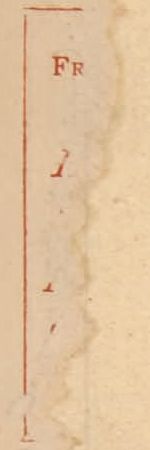 Part of label on MS first page