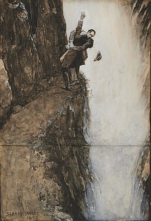 Thumbnail image of The Death of Sherlock Holmes drawing