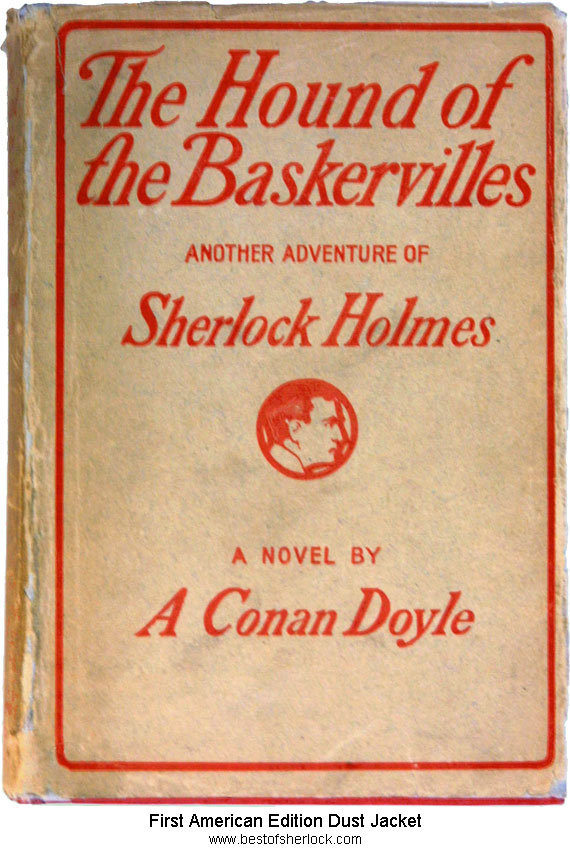 First American Edition Dust Jacket Hound of the Baskervilles